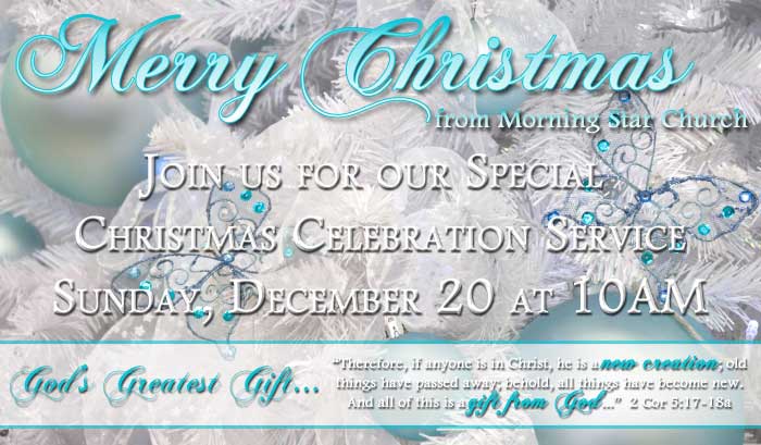 Christmas Service, December 20, 2009