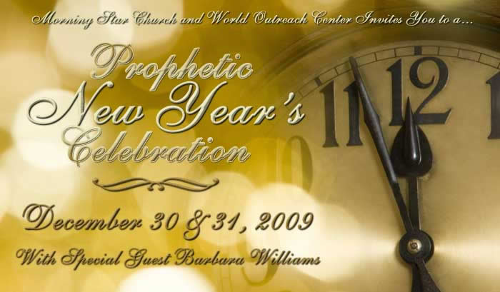 Prophetic New Year's Celebration